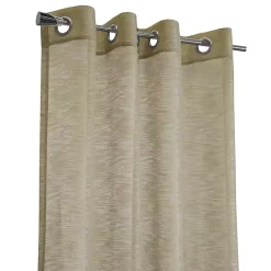Kirklands Home Boucle Sheer Single Curtain Panel, 108 in. Tan Hot