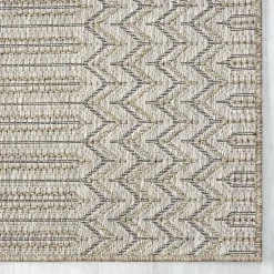 Kirklands Home Chevron Indoor/Outdoor Area Rug, 5x7 Tan Hot