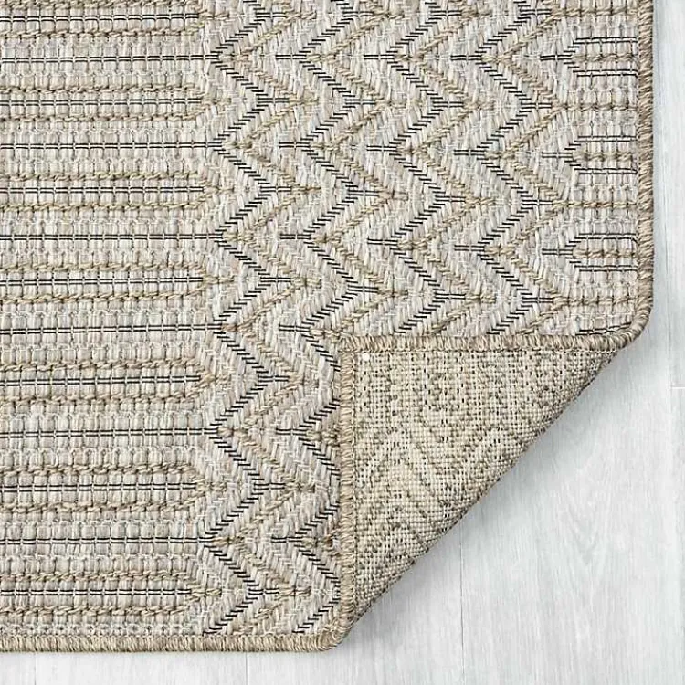Kirklands Home Chevron Indoor/Outdoor Area Rug, 7x9 Tan Sale