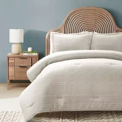 Kirklands Home Clipped Stripe 3-pc. Full/Queen Comforter Set Tan Hot