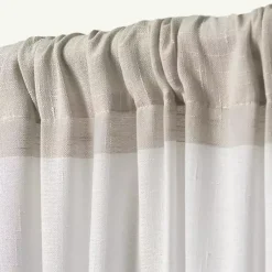 Kirklands Home Tan Deena Curtain Panel Set, 84 in. Hot