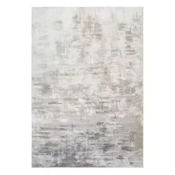Kirklands Home Tan Edward Abstract Area Rug, 5x7 Clearance