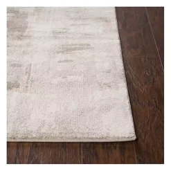 Kirklands Home Tan Edward Abstract Area Rug, 5x7 Clearance