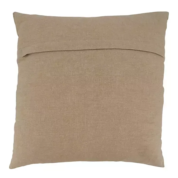 Pillows>Kirklands Home Embroidered Sheep Accent Pillow Tan