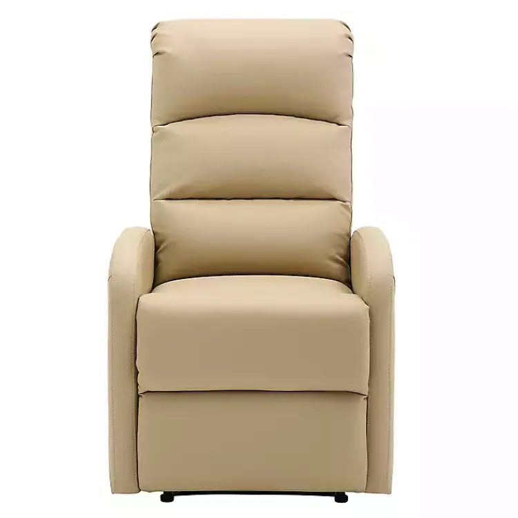 Kirklands Home Faux Leather Dormi Recliner Tan Best