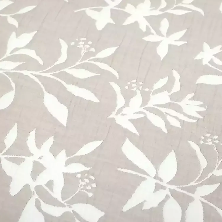 Kirklands Home Tan Floral Reversible 3-pc. King Quilt Set Discount