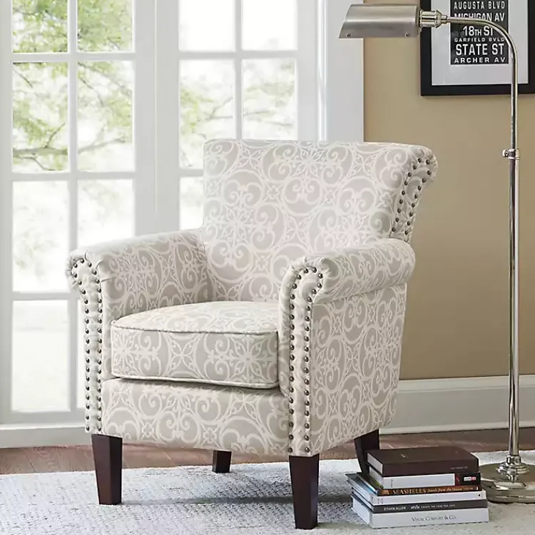 Kirklands Home Fretwork Accent Club Chair Tan Clearance