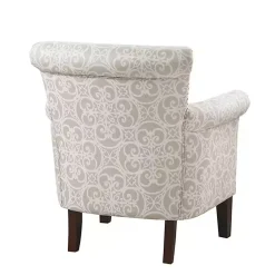 Kirklands Home Fretwork Accent Club Chair Tan Clearance