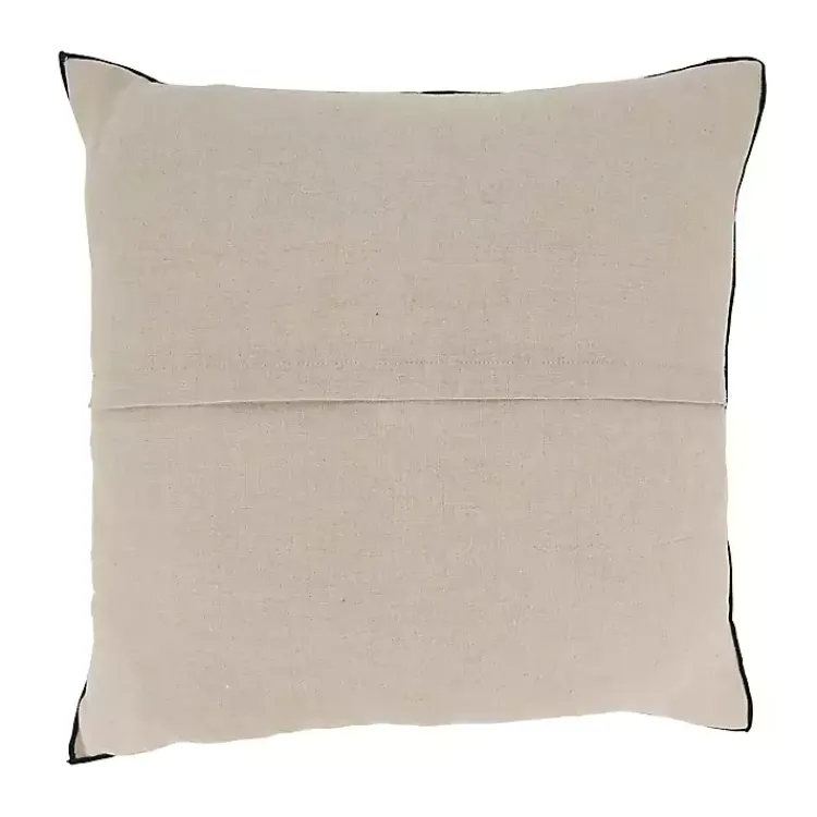 Pillows>Kirklands Home Fringe Diamond Throw Pillow Cover Tan