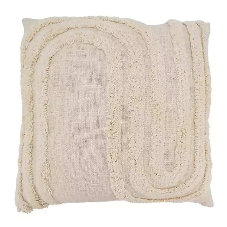 Pillows>Kirklands Home Modern Tufted Pillow Tan