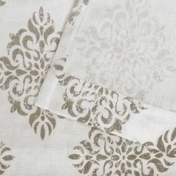 Kirklands Home Nagano Linen Curtain Panel Set, 96 in. Tan New