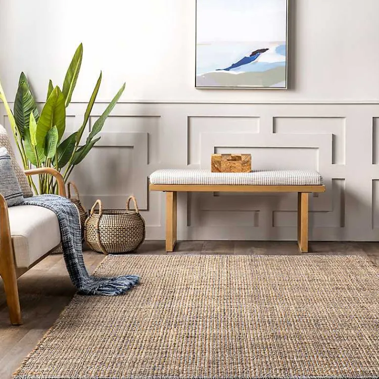 Kirklands Home Nona Emily Henderson x RugsUSA Area Rug, 10x14 Tan Outlet