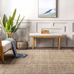 Kirklands Home Nona Emily Henderson x RugsUSA Area Rug, 3x5 Tan Hot