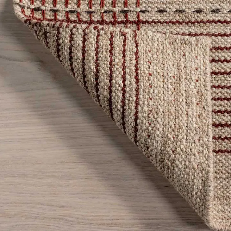 Kirklands Home Plaid Emily Henderson x RugsUSA Area Rug, 8x10 Tan Online