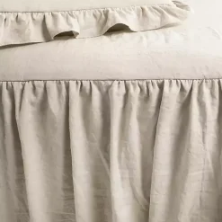 Kirklands Home Ruffle Skirt 3-pc. Queen Comforter Set Tan Hot