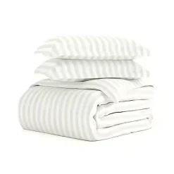 Kirklands Home Tan Rugged Stripe 2-pc. Twin Duvet Cover Set Discount