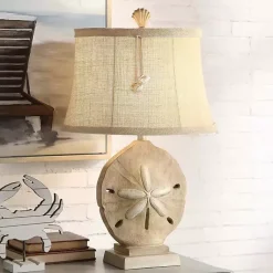 Kirklands Home Sand Dollar Table Lamp Tan Online