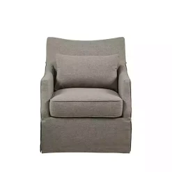 Kirklands Home Skirted Swivel Martha Stewart Accent Chair Tan Best