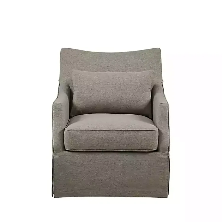 Kirklands Home Skirted Swivel Martha Stewart Accent Chair Tan Best