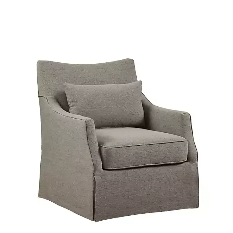 Kirklands Home Skirted Swivel Martha Stewart Accent Chair Tan Best