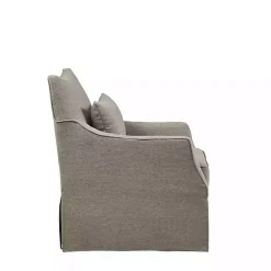 Kirklands Home Skirted Swivel Martha Stewart Accent Chair Tan Best