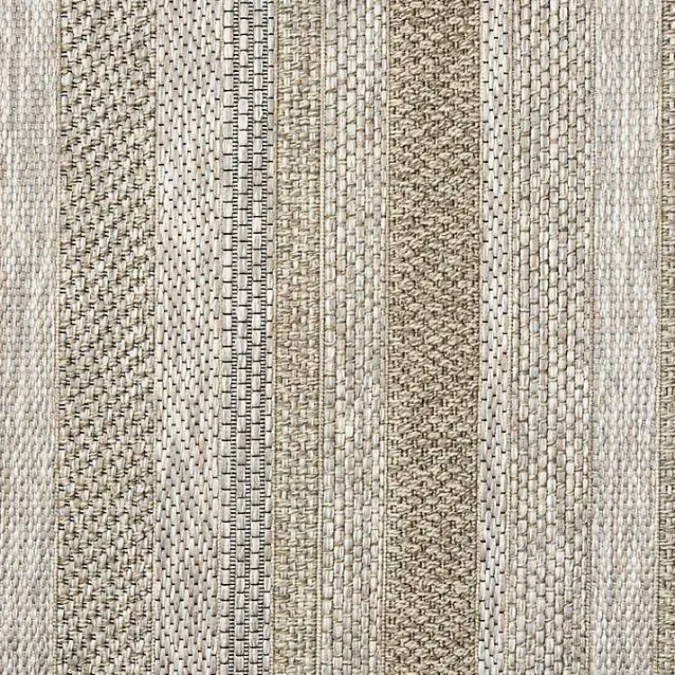 Kirklands Home Striped Indoor/Outdoor Area Rug, 7x9 Tan