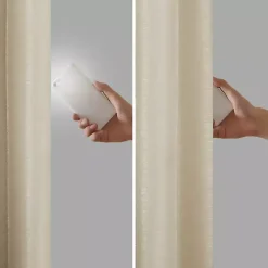 Kirklands Home Total Blackout Curtain Panel, 84 in. Tan Sale