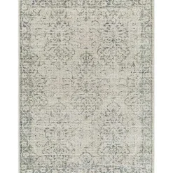 Kirklands Home Traditional Calhoun Washable Area Rug, 5x7 Tan New