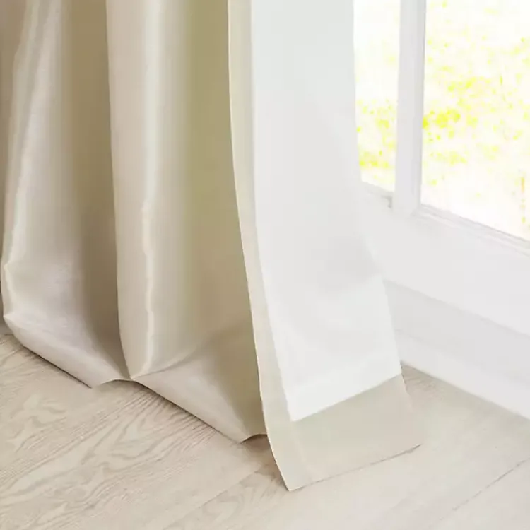 Kirklands Home Twist Top Curtain Panel, 108 in. Tan Clearance