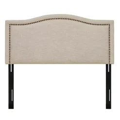 Kirklands Home Upholstered Augusta King Headboard Tan Best