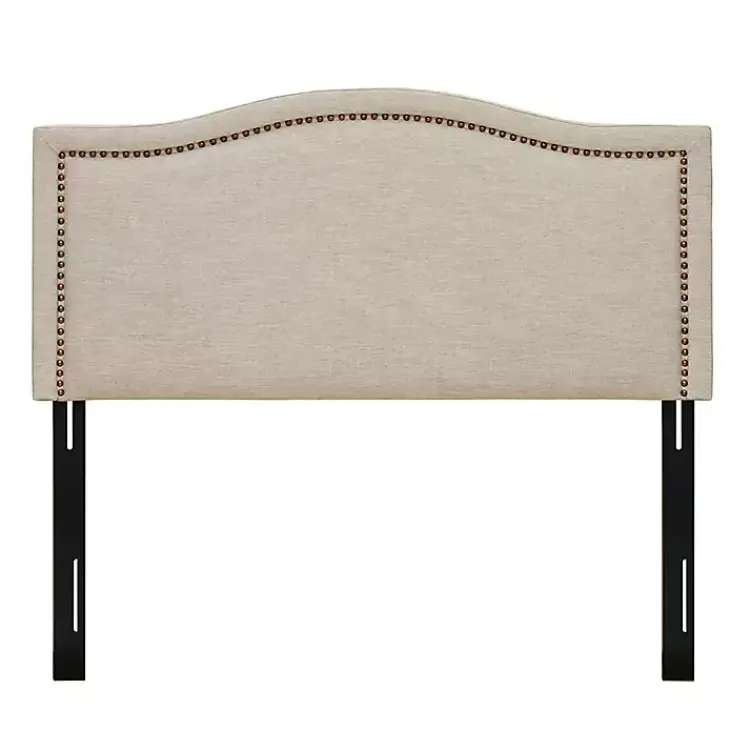 Kirklands Home Upholstered Augusta Queen Headboard Tan Best
