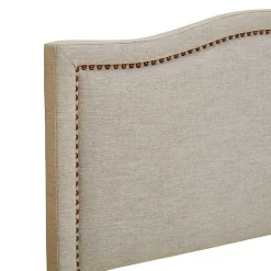 Kirklands Home Upholstered Augusta Queen Headboard Tan Best