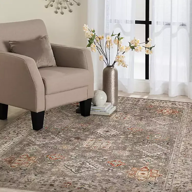 Kirklands Home Vintage Remi Area Rug, 7x9 Tan Outlet