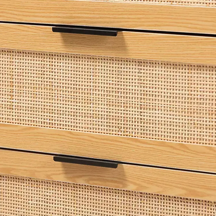 Kirklands Home Tara Two-Tone Espresso Rattan Chest Discount