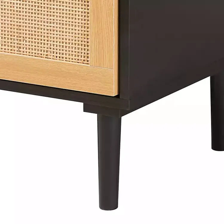 Kirklands Home Tara Two-Tone Espresso Rattan Chest Discount