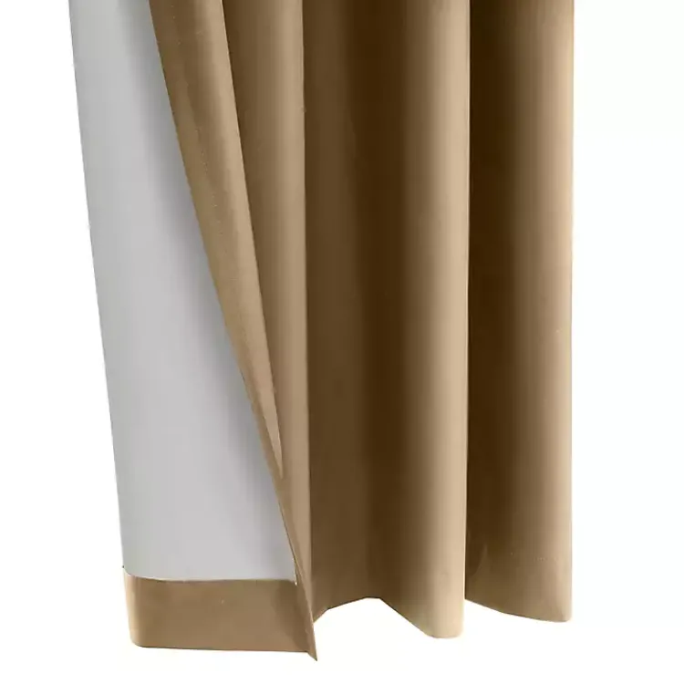 Kirklands Home Taupe Alpine Blackout Curtain Panel, 95 in. Tan New