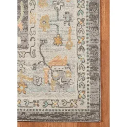 Kirklands Home Taupe Bohemian Area Rug, 5x8 Gray Hot