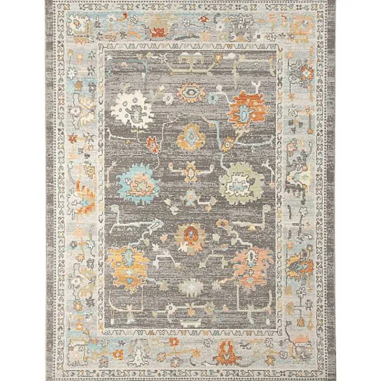 Kirklands Home Taupe Bohemian Area Rug, 7x9 Brown