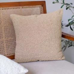 Pillows>Kirklands Home Taupe Boucle Handwoven Pillow Tan