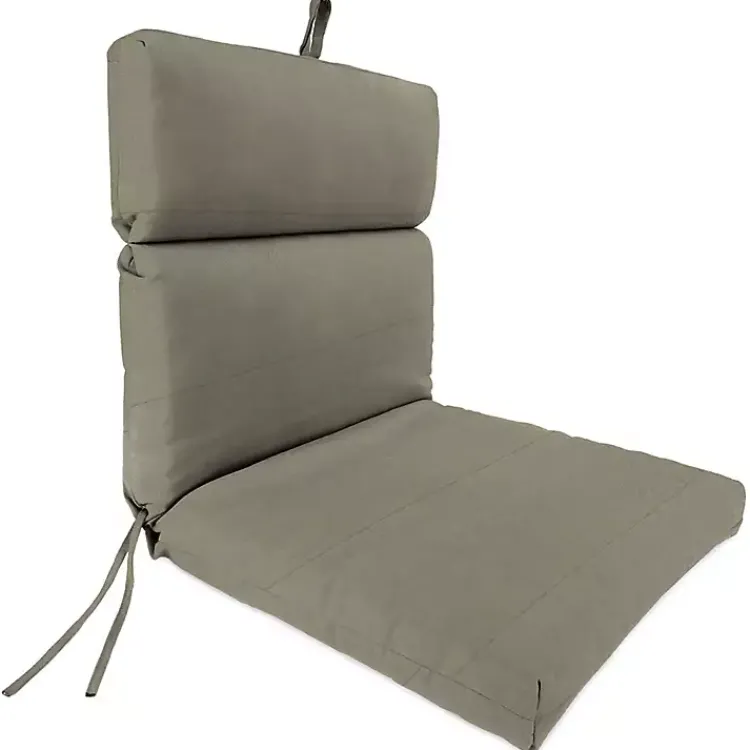 Kirklands Home Taupe Canvas French Edge Outdoor Chair Cushion Tan Online
