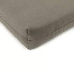 Kirklands Home Taupe French Edge Outdoor Chair Cushions, Set of 2 Gray Sale