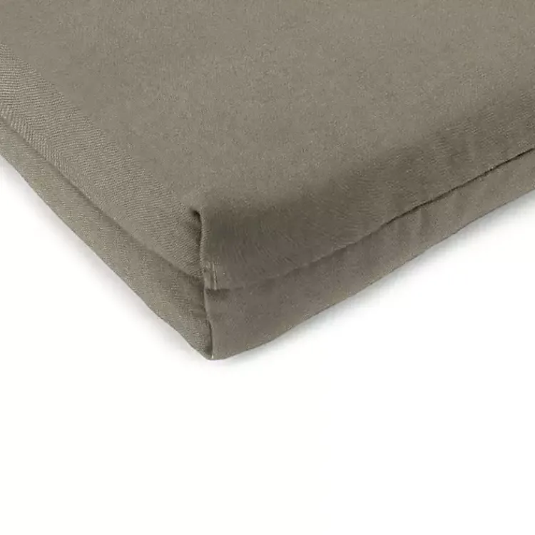 Kirklands Home Taupe French Edge Outdoor Chair Cushions, Set of 2 Gray Sale