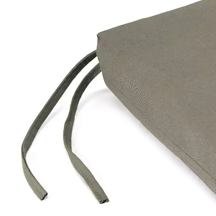 Kirklands Home Taupe French Edge Outdoor Chair Cushions, Set of 2 Gray Sale