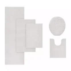 Kirklands Home Taupe High Pile Marshmallow Bath Mat, 40 in. Ivory Sale