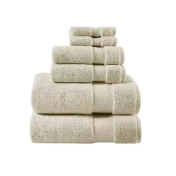 Kirklands Home Taupe 6-pc. Cotton Bath Towel Set Brown Discount