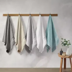 Kirklands Home Taupe 6-pc. Cotton Bath Towel Set Brown Discount