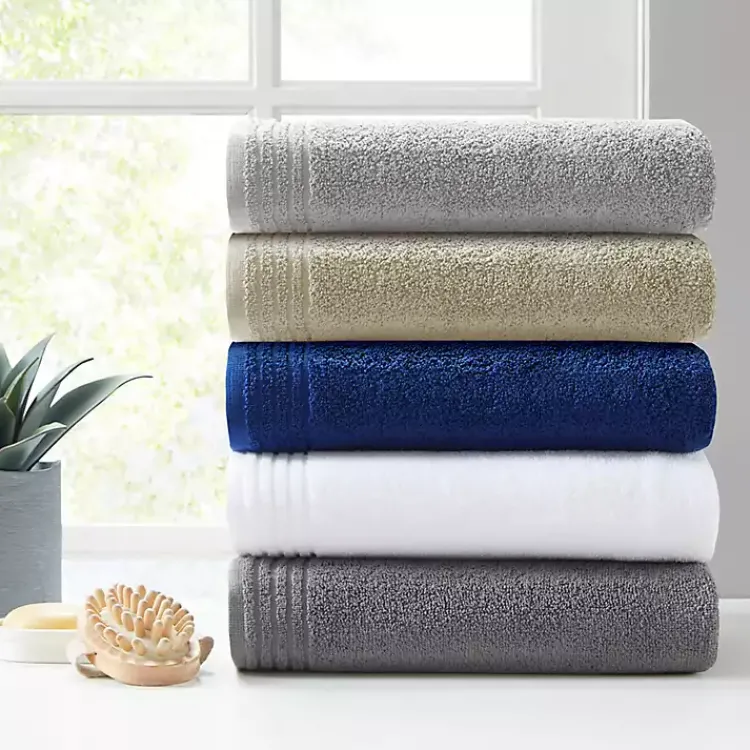 Kirklands Home Taupe 12-pc. Cotton Quick Dry Bath Towel Set Tan Best