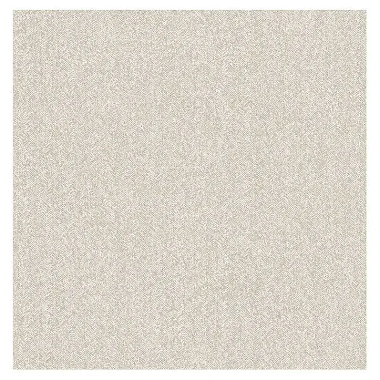 Kirklands Home Taupe Textured Cross Woven Peel & Stick Wallpaper Gray New