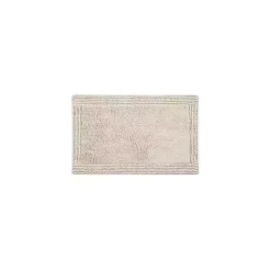 Kirklands Home Taupe Tufted Reversible Cotton Bath Mat, 34 in. Tan Sale