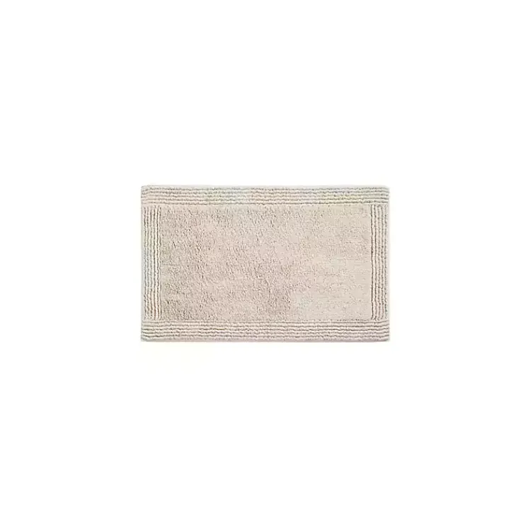 Kirklands Home Taupe Tufted Reversible Cotton Bath Mat, 34 in. Tan Sale
